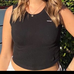 Black Madhappy Women’s Biker Tank Top size medium